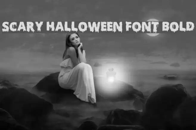 Scary Halloween Font Bold Font examples
