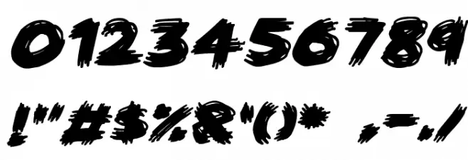 Scary HorrOrs Italic Font OTHER CHARS