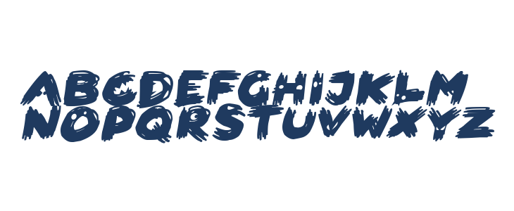 Scary HorrOrs Italic Lowercase