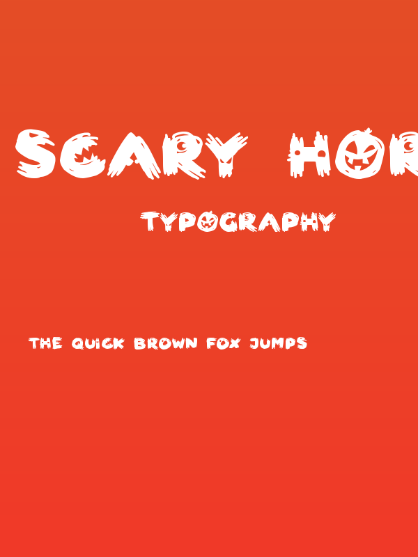 Scary HorrOrs Poster