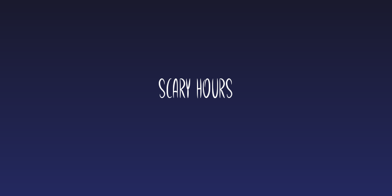Scary Hours Social Header