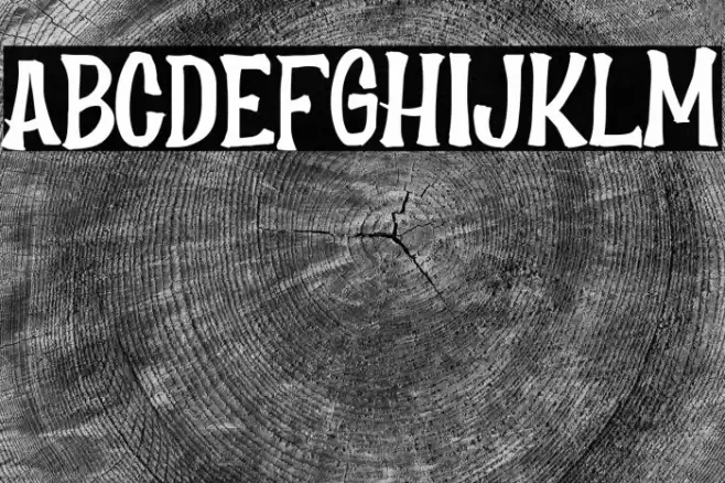 Scary House Font examples