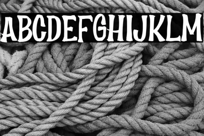 Scary House Font examples