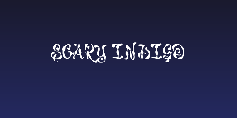 Scary Indigo Social Header