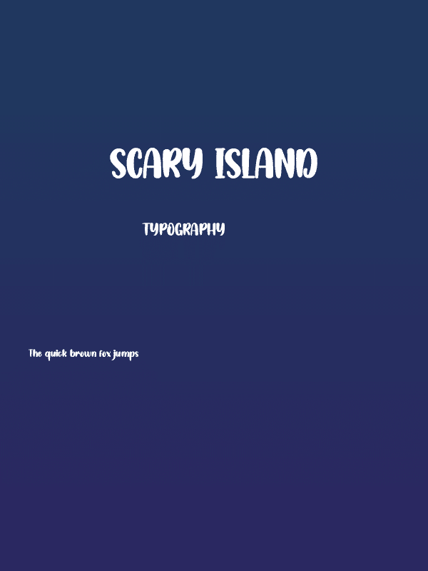 Scary Island Poster