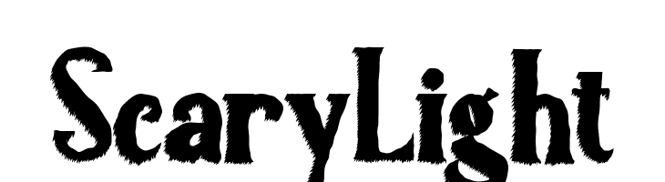 Scary Light  Free Fonts Download