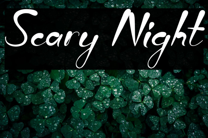 Scary Night Example 1