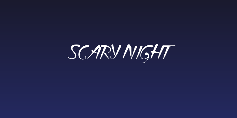 Scary Night Social Header