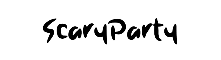 Scary  Party  Frei Schriftart Herunterladen