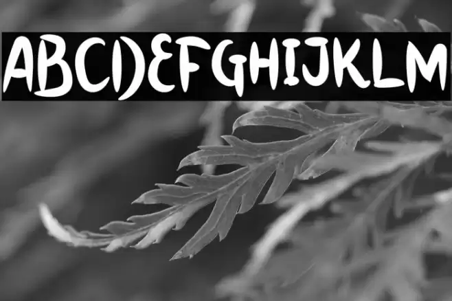 Scary Party Font examples