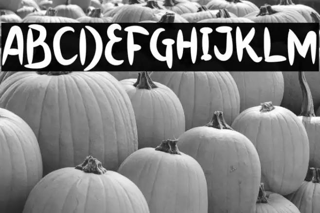 Scary Party Font examples