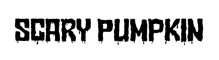 Scary Pumpkin  Fuentes Gratis Descargar