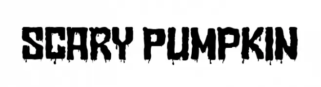 Scary Pumpkin  नि: शुल्क फ़ॉन्ट्स डाउनलोड