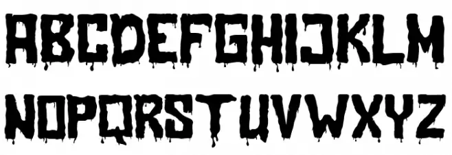 Scary Pumpkin Schriftart Groß