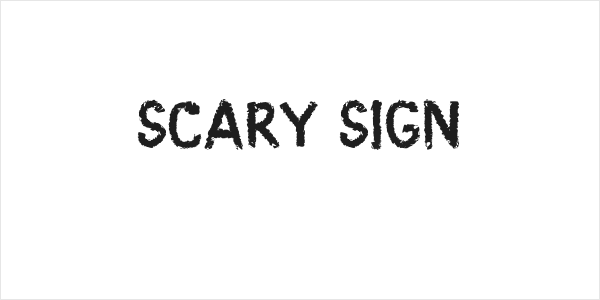 Scary Sign Logo