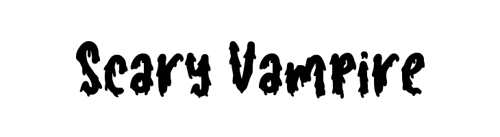 Scary Vampire  नि: शुल्क फ़ॉन्ट्स डाउनलोड