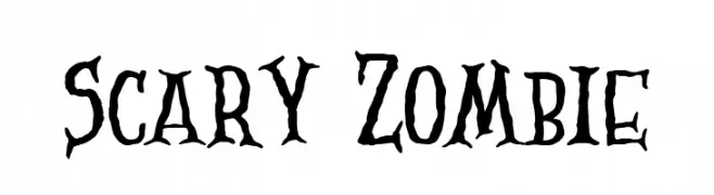 Scary Zombie  baixar fontes gratis