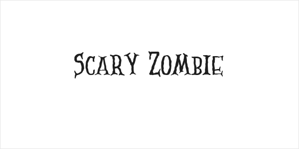 Scary Zombie Logo