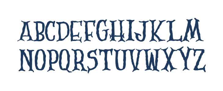 Scary Zombie Lowercase