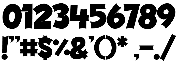 ScaryDream Font OTHER CHARS