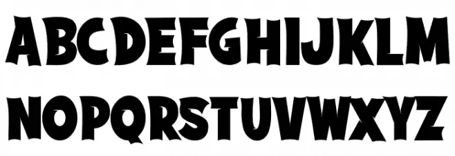 ScaryDream Font UPPERCASE