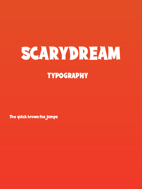 ScaryDream Poster