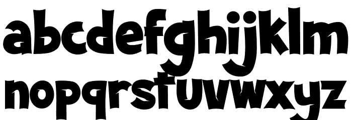 ScaryDream Font LOWERCASE