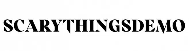 ScaryThingsDEMO  Frei Schriftart Herunterladen