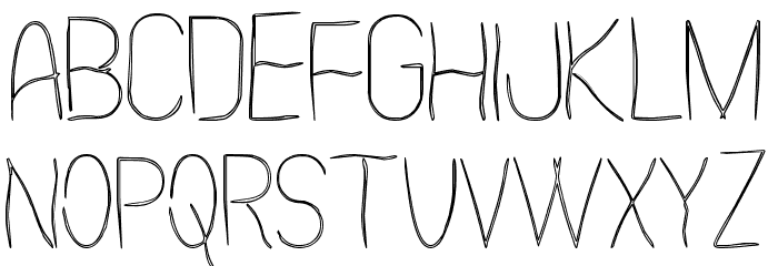 Scarythin St Font LOWERCASE