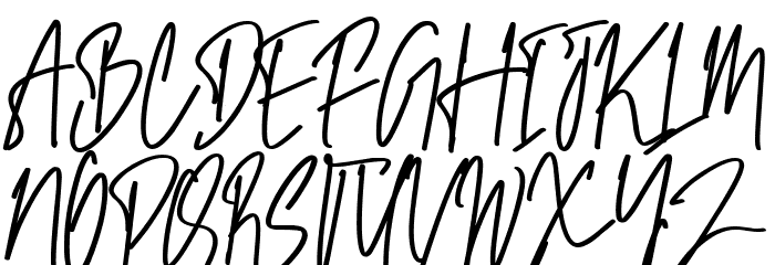 Scathing Font UPPERCASE