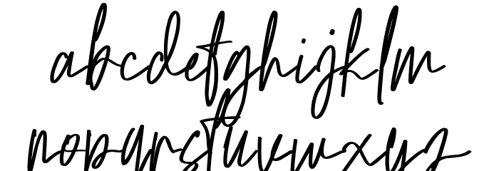 Scathing Font LOWERCASE