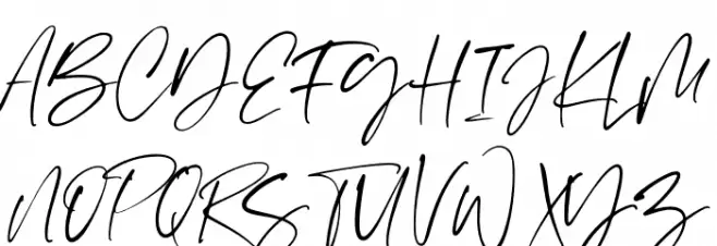 Scatter Ink Polices MAJUSCULES