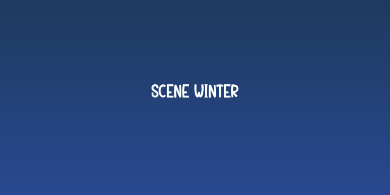 Scene Winter Social Header