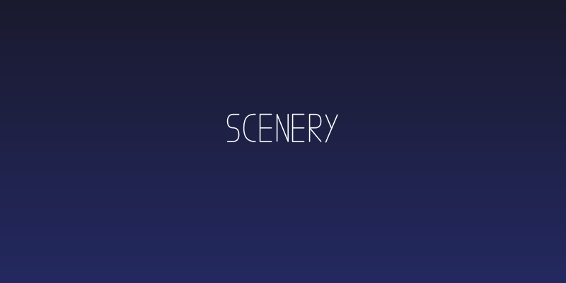 Scenery Social Header