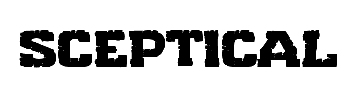 Sceptical Font