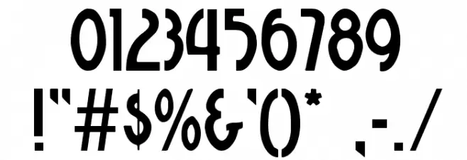 Sceptre Regular Font OTHER CHARS