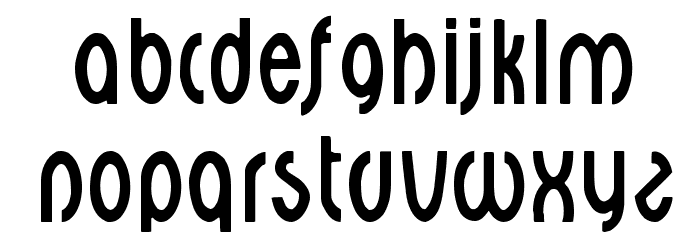 Sceptre Regular Font LOWERCASE