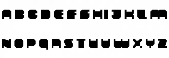 Schaak Schriftart Groß