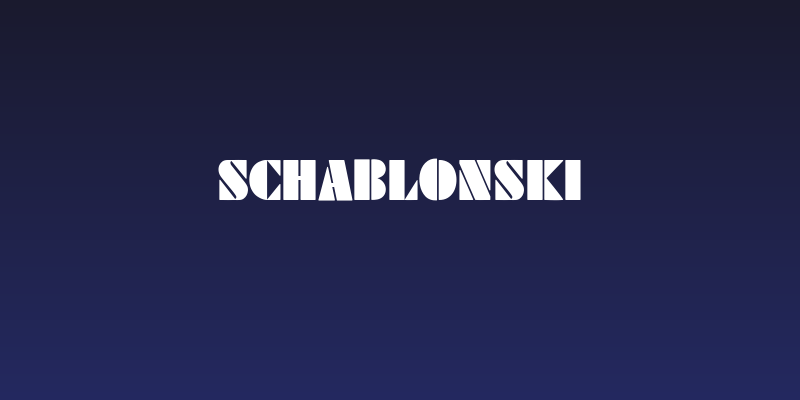 SchabLonski Social Header