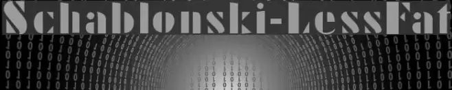 Schablonski-LessFat Font examples