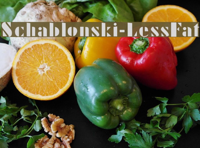 Schablonski-LessFat Шрифта examples