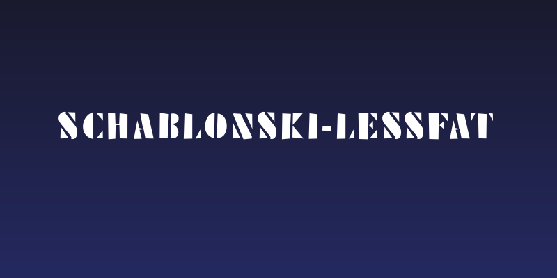 Schablonski-LessFat Social Header