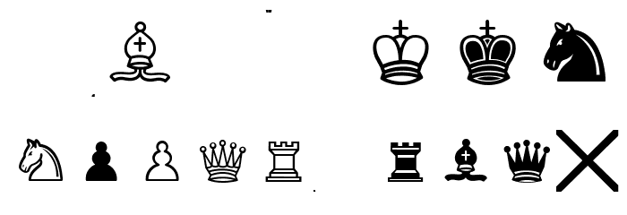Schach Regular Font LOWERCASE