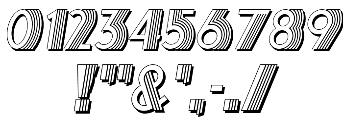 Schaeffer Italic Font OTHER CHARS