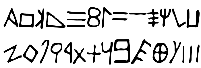 Schaff Font LOWERCASE