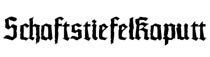 SchaftstiefelKaputt  baixar fontes gratis