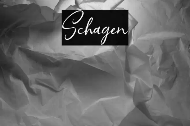Schagen Font examples