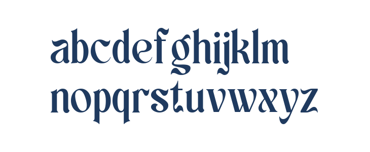 Schales DEMO Regular Lowercase