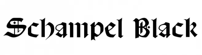 Schampel Black  تنزيل الخطوط