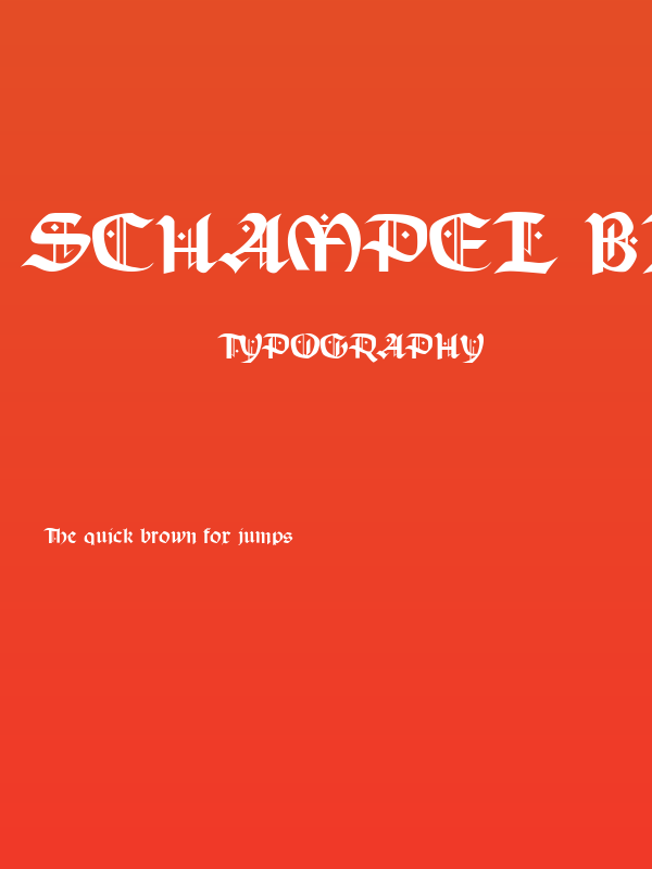 Schampel Black Poster